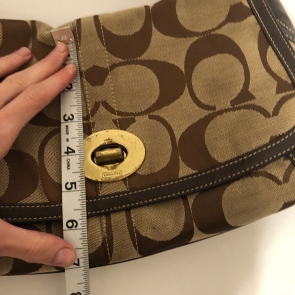 COACH 11257 ergo brown signature c hobo bag vintage y2k rare - Picture 14 of 16